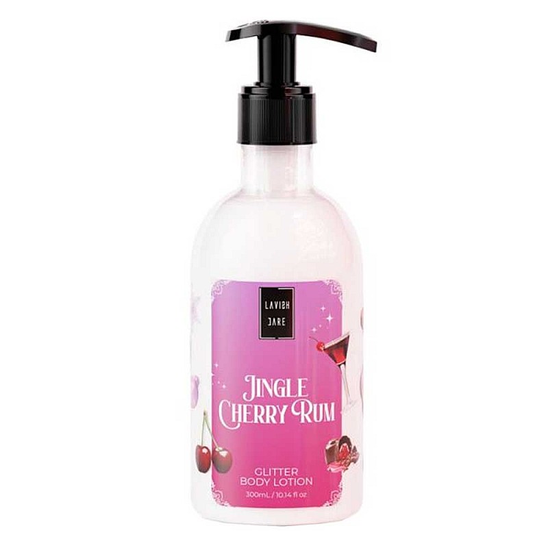 Комплект душ гел и лосион за тяло череша Lavish Care Jingle Cherry Rum