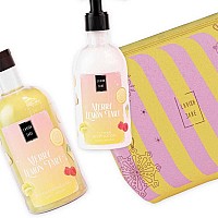 Комплект душ гел и лосион за тяло с лимон и малина Lavish Care Merry Lemon Tart