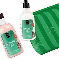 Комплект душ гел и лосион за тяло с бергамот Lavish Care Mistletoe Kiss