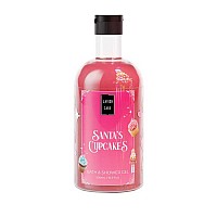 Комплект душ гел и лосион за тяло мъфин Lavish Care Santa’s Cupcakes