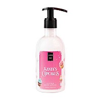 Комплект душ гел и лосион за тяло мъфин Lavish Care Santa’s Cupcakes
