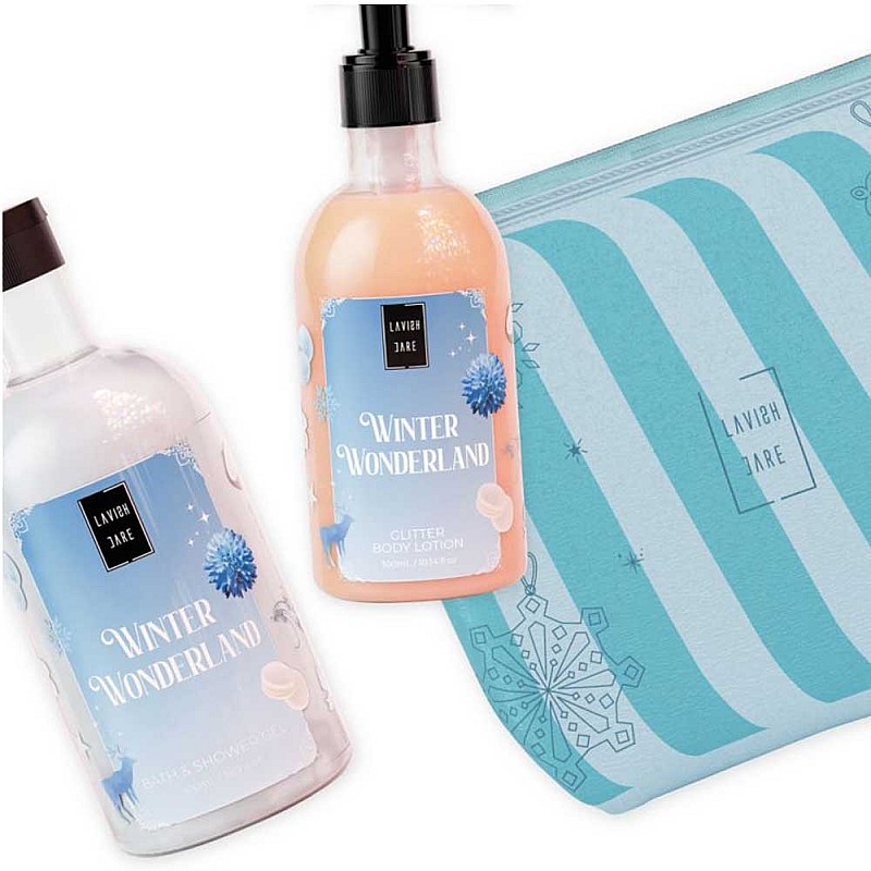 Комплект душ гел и лосион за тяло ванилия и кокос Lavish Care Winter Wonderland