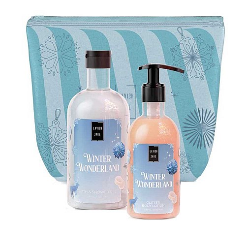 Комплект душ гел и лосион за тяло ванилия и кокос Lavish Care Winter Wonderland