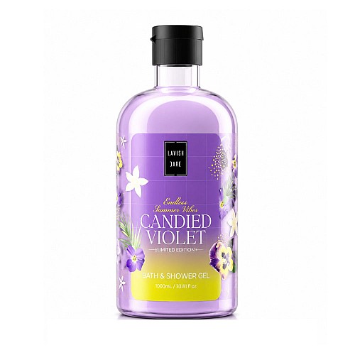 Душ гел карамелизирана виолетка Lavish Care Candied Violet Body Wash 500ml