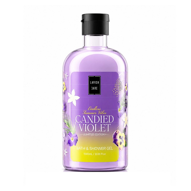 Душ гел карамелизирана виолетка Lavish Care Candied Violet Body Wash 500ml