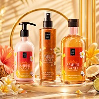 Парфюмен спрей за тяло и коса с кокос и кехлибар Lavish Care Amber Sand Fragrance Mist 200ml