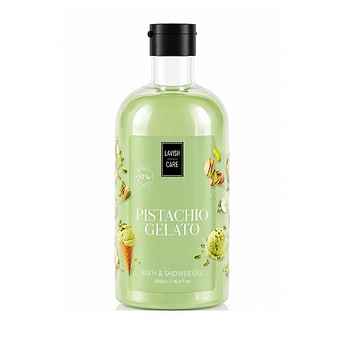 Душ гел с аромат на шамфъстък и сладолед Lavish Care Pistachio Gelato Body Wash 500ml