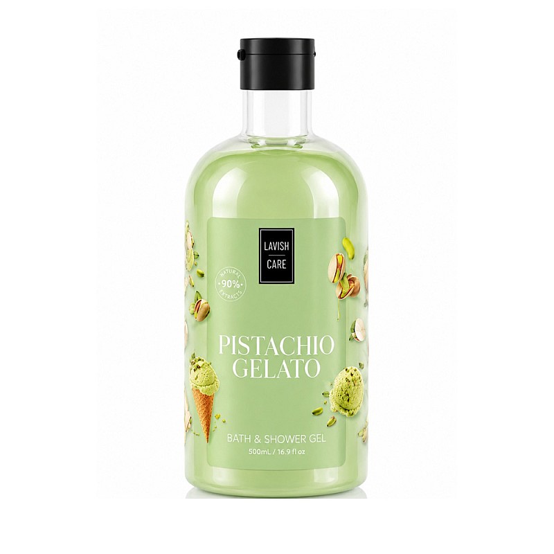 Душ гел с аромат на шамфъстък и сладолед Lavish Care Pistachio Gelato Body Wash 500ml