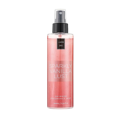 Парфюмен спрей за тяло и коса Lavish Care Sparkly Vanilla Shimmer Fragrance Mist 200ml