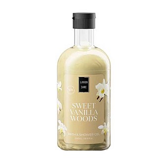 Душ гел с аромат на ванилия и сандалово дърво Lavish Care Sweet Vanilla Woods Body Wash 300ml