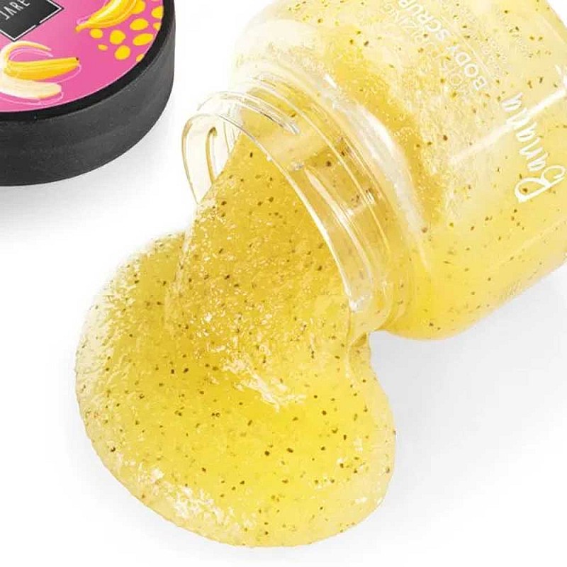 Ексфолиращ и хидратиращ скраб за суха кожа с банан и алое Lavish Care Banana Split Body Scrub 250ml