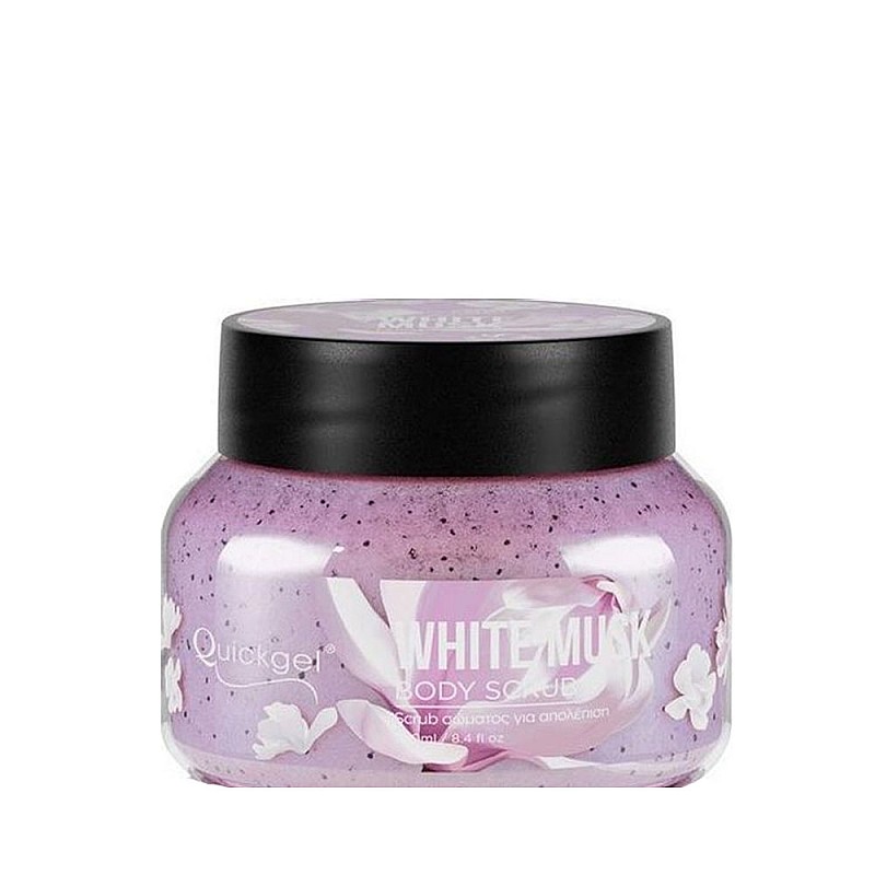 Скраб за тяло с бял мускус за копринено гладка кожа Lavish Care White Musk Body Scrub 200ml