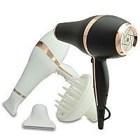 Професионален сешоар с нано сребърна технология бял LimHair Hairdryer LX White 2000W