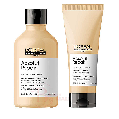 Комплект Шампоан и Балсам за изтощена коса Loreal Professionel Absolute Repair