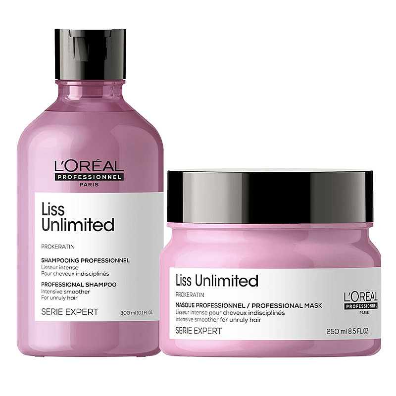 Комплект за приглаждане  на непокорна коса LOreal Professionnel Liss Unlimited