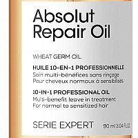 Олио за коса с 10 ползи Loreal Professionnel Absolut Repair Gold Oil 90ml