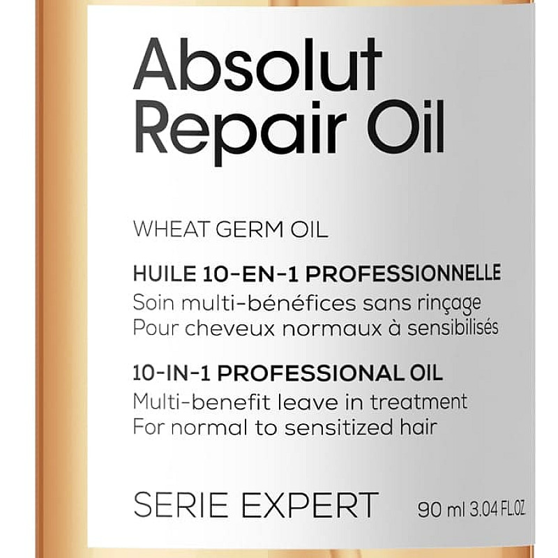 Олио за коса с 10 ползи Loreal Professionnel Absolut Repair Gold Oil 90ml