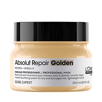 Възстановяваща маска за много увредена фина коса Loreal Absolut Repair Golden Mask 250ml