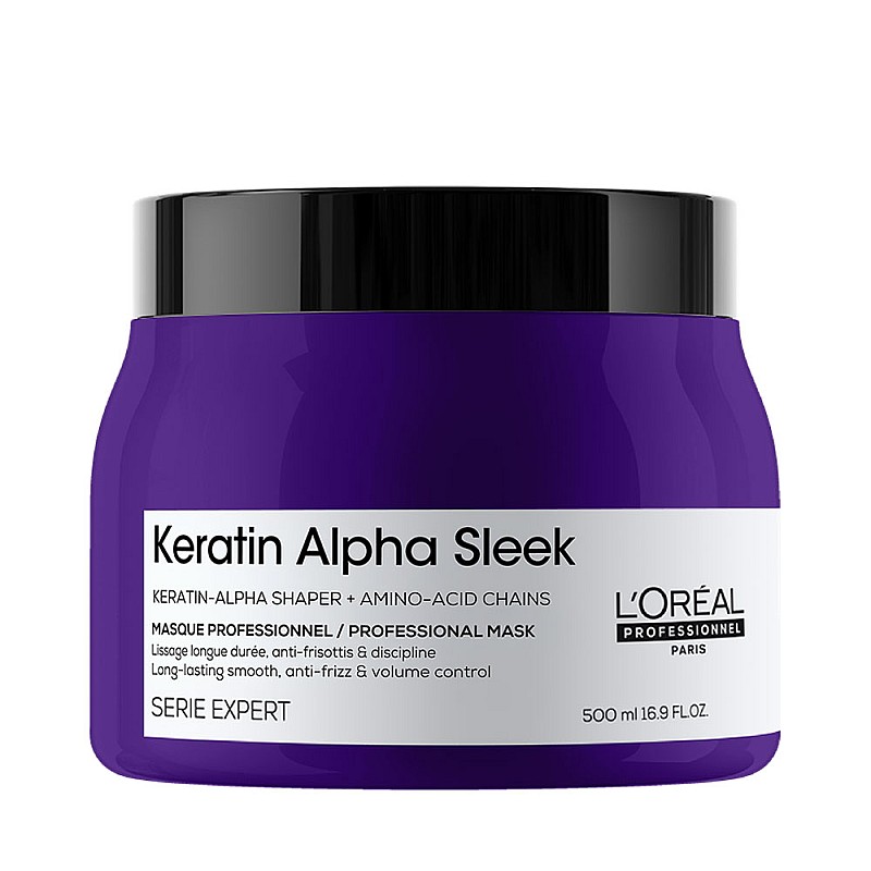 Изглаждаща маска Loreal Keratin Alpha Sleek Mask 500ml