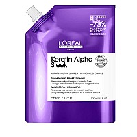 Изглаждащ шампоан без сулфати пълнител Loreal Keratin Alpha Sleek 500ml