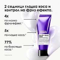 Крем за изглаждане на косата Loreal Keratin Alpha Sleek Smooth Transformer 200ml