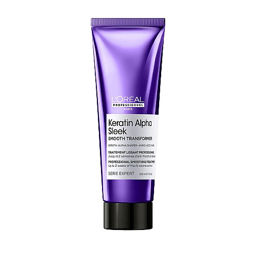 Крем за изглаждане на косата Loreal Keratin Alpha Sleek Smooth Transformer 200ml