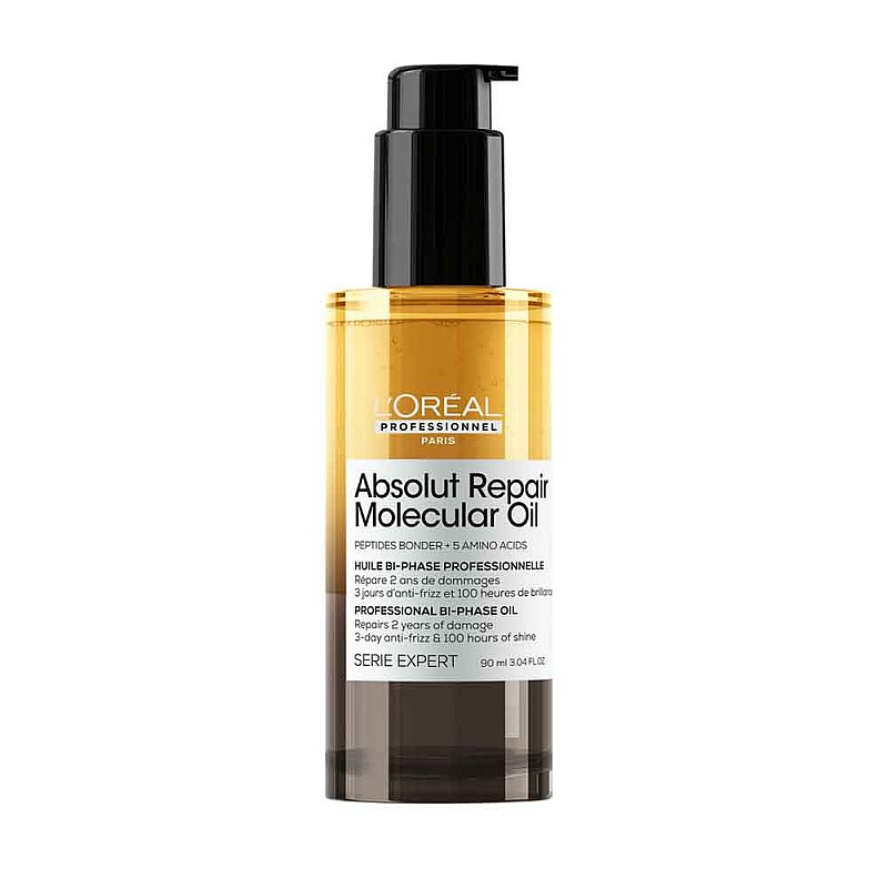 Двуфазно олио за блясък Loreal Absolut Repair Molecular Bi-Phase Oil 90ml