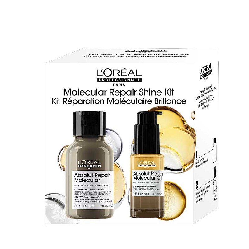 Травъл сет за увредена коса L'Oréal Professionnel Absolut Repair Molecular