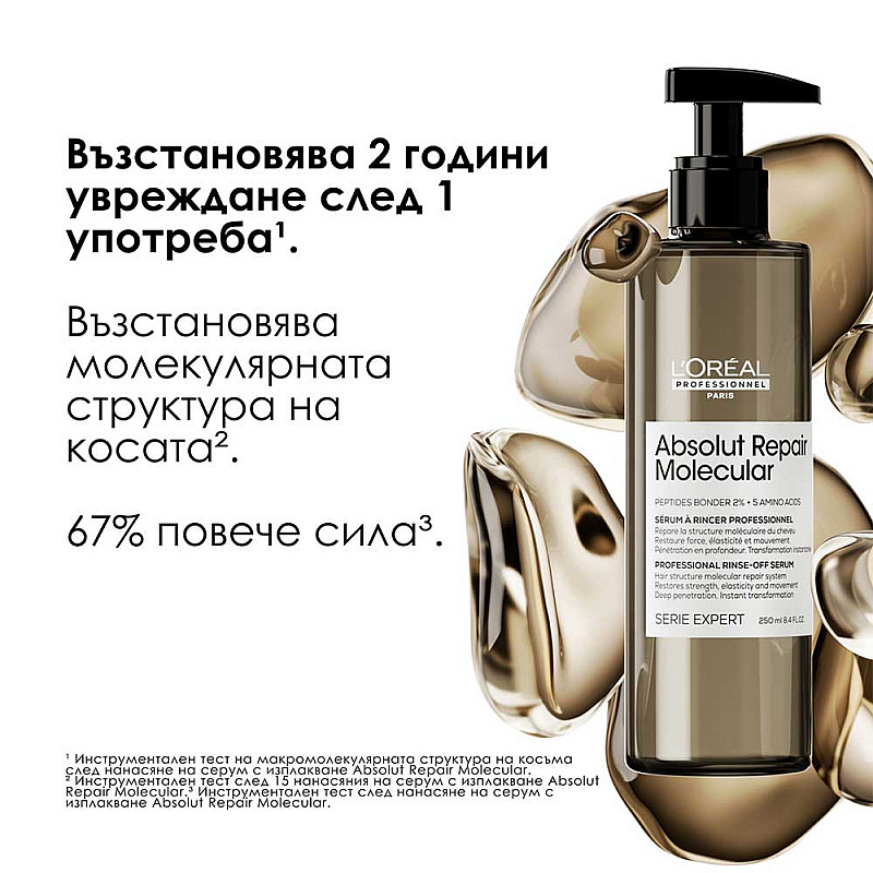 Подаръчен сет за експресно възстановяване на косата Loreal Professionnel Absolut Repair Molecular