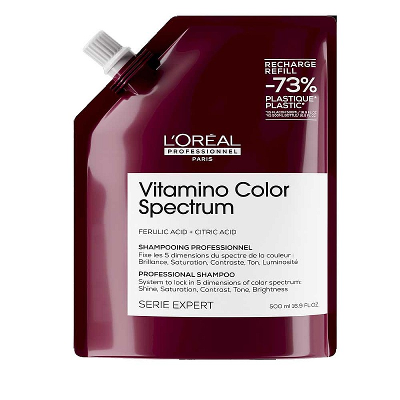Шампоан за боядисана коса  рефил Loreal Professionnel Vitamino Color Spectrum Shampoo 500ml