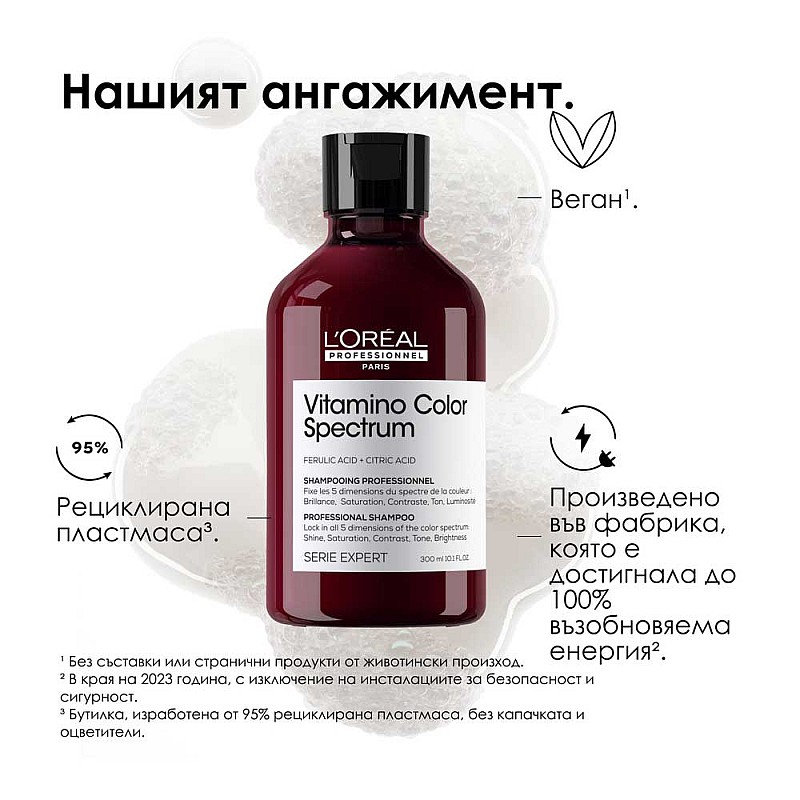 Шампоан за боядисана коса Loreal Professionnel Vitamino Color Spectrum Shampoo 300ml