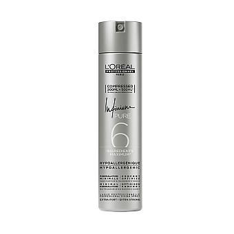 Лак за коса слаба фиксация Loreal Professionnel Infinium Pure Stong 300ml.