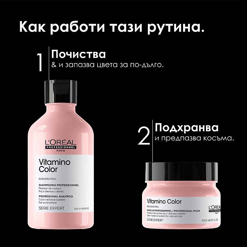 Комплект за защита на цвета на боядисана коса L'Oréal Professionnel Vitamino Color