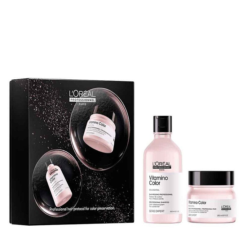 Комплект за защита на цвета на боядисана коса L'Oréal Professionnel Vitamino Color