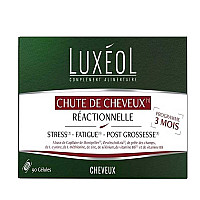 Хранителна добавка за здрава коса LuxeoL Chute De Cheveux Reactionnelle 90 бр