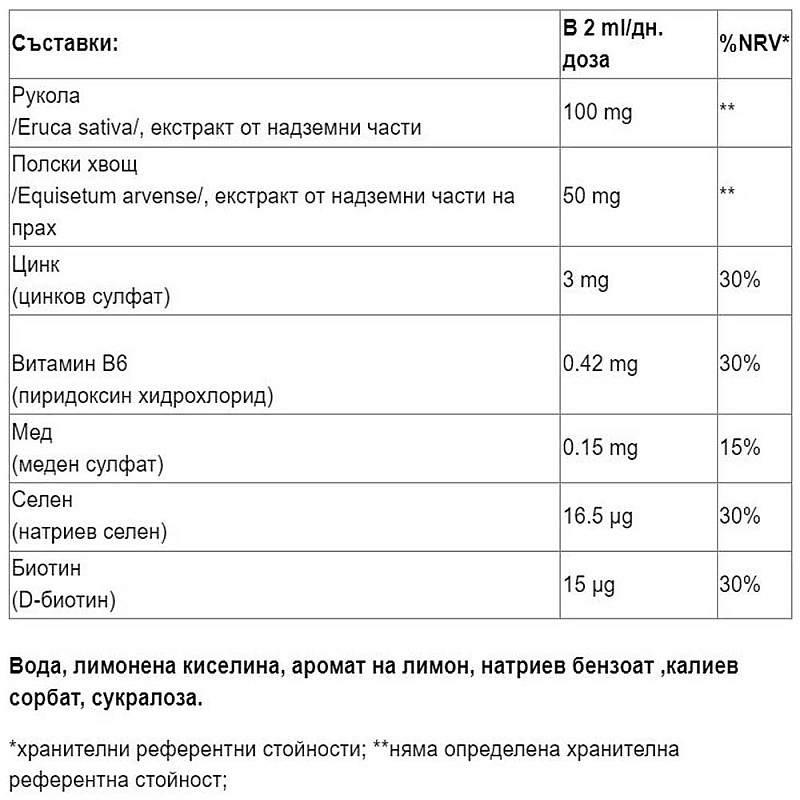 За растеж и укрепване на косата течна добавка LuxeoL Pousse Croissance & Fortification 60ml