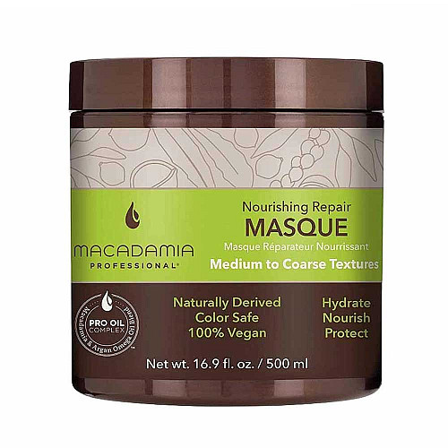 Маска за подхранване и възстановяване на средна до плътна коса Macadamia Nourishing Repair Masque 500ml