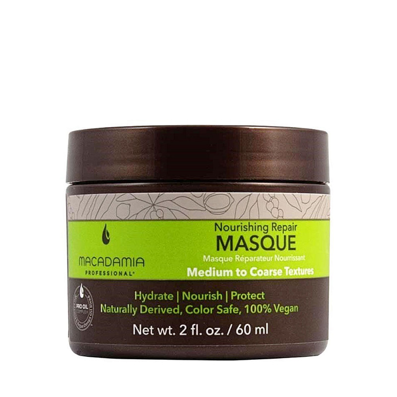 Маска за подхранване и възстановяване на средна до плътна коса Macadamia Nourishing Repair Masque 60ml