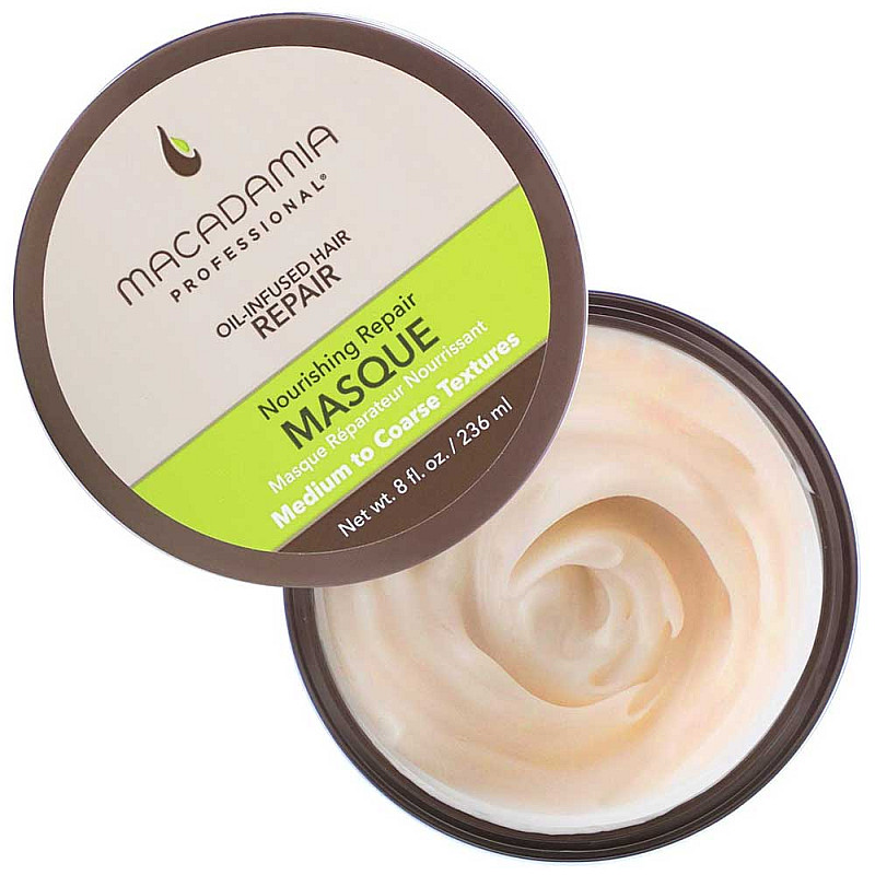 Маска за подхранване и възстановяване на средна до плътна коса Macadamia Nourishing Repair Masque 236ml