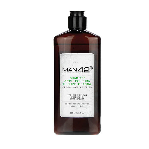 Шампоан против мазен скалп и пърхот Man42 Professional Barber Shampoo 250ml