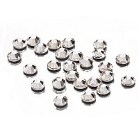 Камъчета за нокти бели SS10 / 50бр