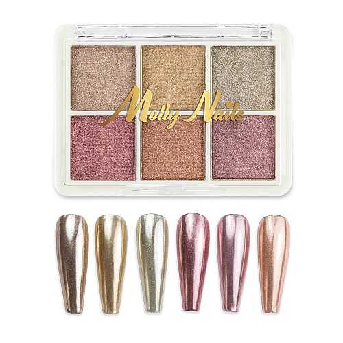 Пудри за нокти сет Molly Nails №3