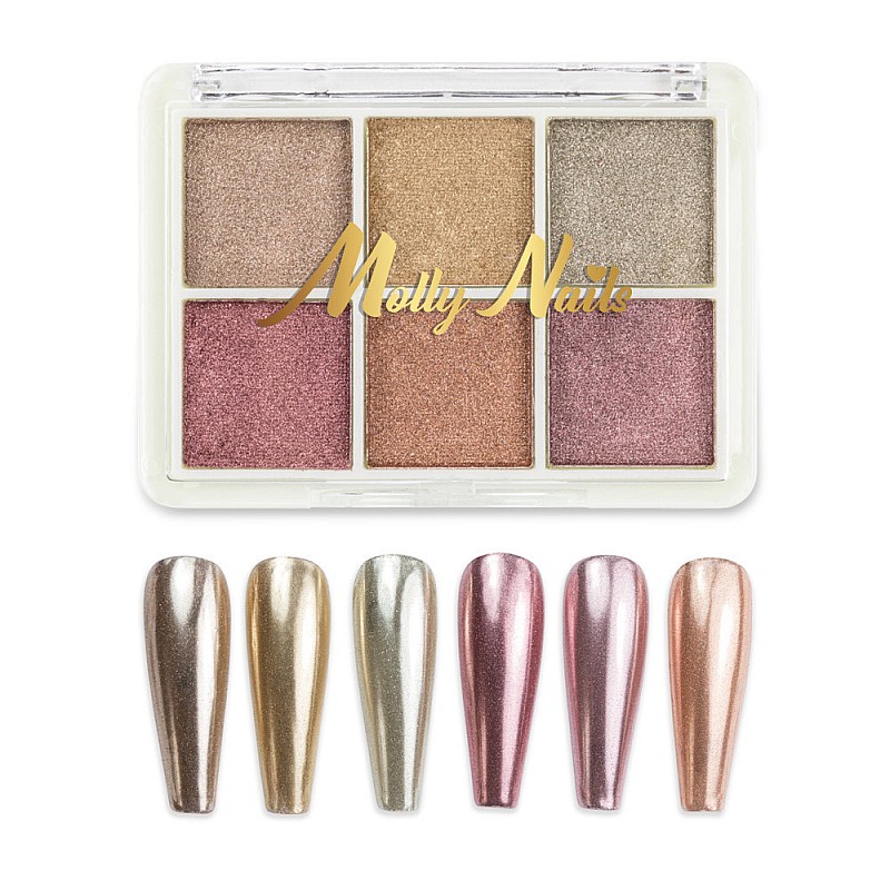 Пудри за нокти сет Molly Nails №3