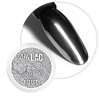 Пудра за нокти Allepaznokcie Glass Effect Black №2