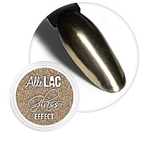 Пудра за нокти Allepaznokcie Glass Effect Golden №1