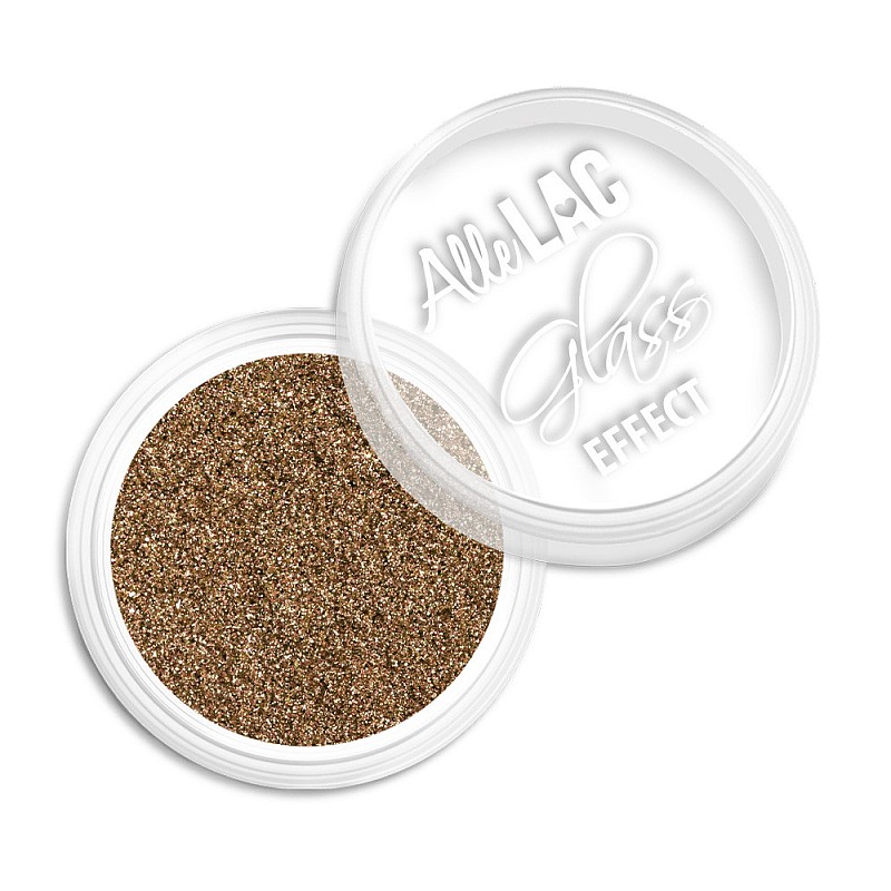 Пудра за нокти Allepaznokcie Glass Effect Golden №1