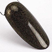 Топ гел лак с частици без лепкав слой AlleLac Top Peridot 5g №3