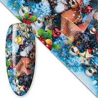 Фолио за нокти с коледен мотив Christmas 100см №15