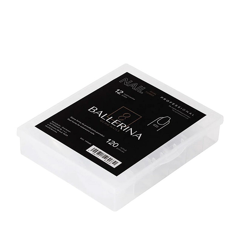 Горни форми за изграждане балерина Ocho Nails Dual Forms Ballerina 120бр