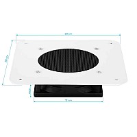 Прахоуловител за вграждане Momo X1W 100W